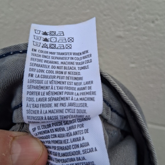 American Eagle Classic Gray Chino Shorts Casual Everyday Size 30 - Picture 6 of 11